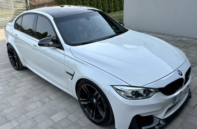 BMW M3 cena 169000 przebieg: 64500, rok produkcji 2016 z Chmielnik małe 781